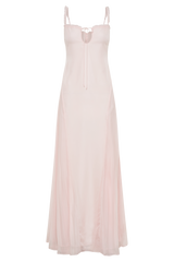 Saira Chiffon Maxi Dress - Powder Pink